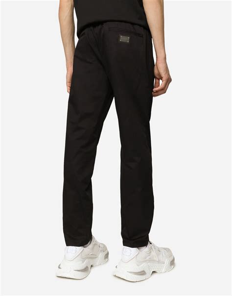 jogger dolce gabbana|Dolce&Gabbana Stretch Cotton Joggers .